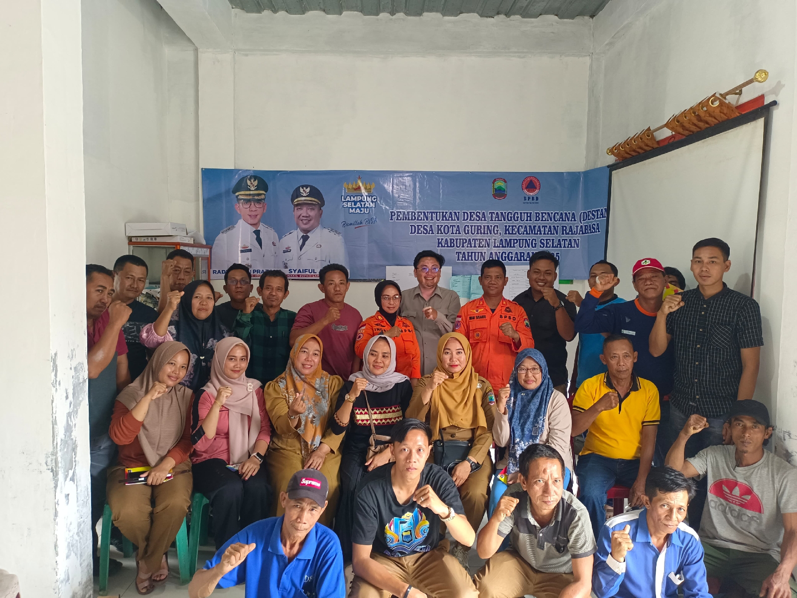 Lampung Selatan Perkuat Ketangguhan Bencana, Enam Desa Dikukuhkan Jadi Desa Tangguh